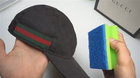 Wie man eine GUCCI CAP ️ waschen/reinigen kann!! 